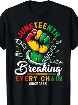 Uneteenth T-shirt Women'S Men'S African American Freedom 1865 Novelty T-shirt