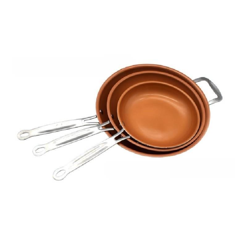Durable Copper Non-stick Pan With Multi-size Options