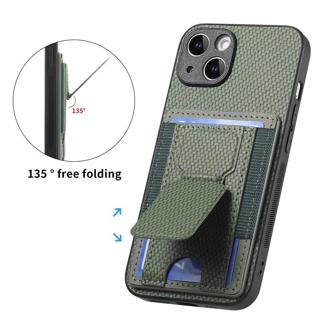 Applicable IPhone 16 Pro Mobile Phone Case Hidden Bracket 14Plus All-inclusive Card Apple 15Pro Protective Case