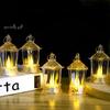 Props Electronic Candle Light Night Light LED Crystal Lamp Transparent   Bedroom