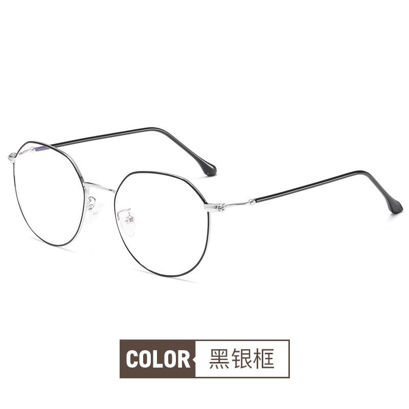 

Компьютерные очки с защитой от синего света и радиации, многоугольная оправа для глаз, очки с плоским светом, женские очки для близорукости, мужские трендовые 1905