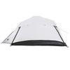 Dome Camping Tent for 4 Persons White & Dark Waterproof