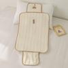 Baby Diaper Pad Folding Newborn Changing Pads Covers Cotton Waterproof Bear Bunny Baby Changing Padding for Crib Baby Strolller Portable 50*70Cm