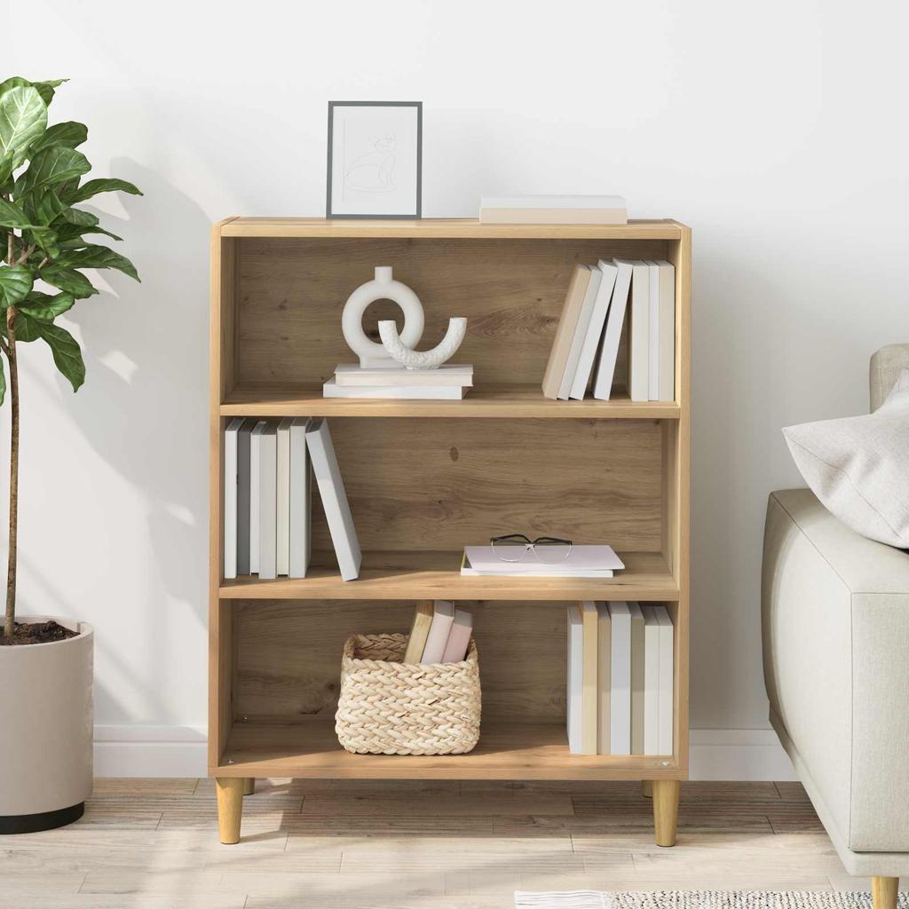 Artisan Oak Sideboard 69.5 X 32.5 X 90 Cm Particleboard
