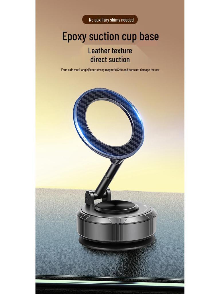 Universal Magnetic Car Phone Holder with Suction Cup for Dashboards