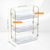 3-Tier Bathroom Organizer Countertop – Makeup, Perfume, and Skincare Storage Tray for Bathroom, Dresser, and Vanity