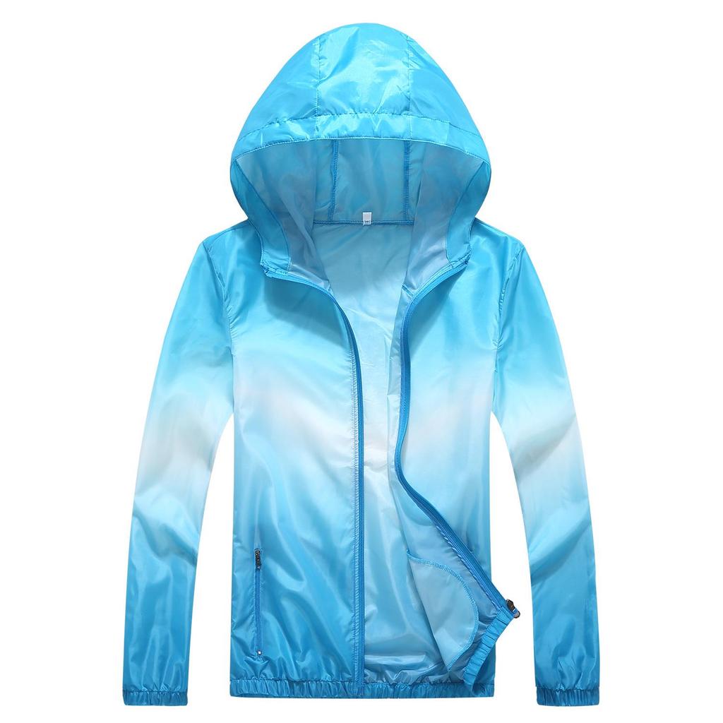 Quick-Drying Gradient Breathable Skin Suit for Couples & Kids – Fishing Clothes with Logo Print