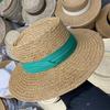 Spring Summer Breathable Straw Hats For Women Fashion Casual Fedora Hat Outdoor Concave Top Travel Hats Panama Beach Sun Hat