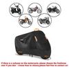 Motorcycle cover rainproof and sunscreen thickened Oxford cloth dust cover built-in anti-theft buckle motorcycle rain cover