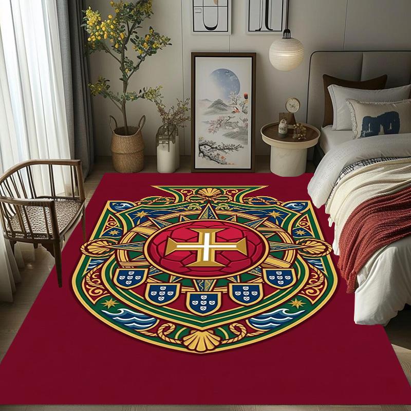 Heritage Royal Emblem carpet printing Living room and bedroom mats Doormat Office chair cushion Bathroom mat