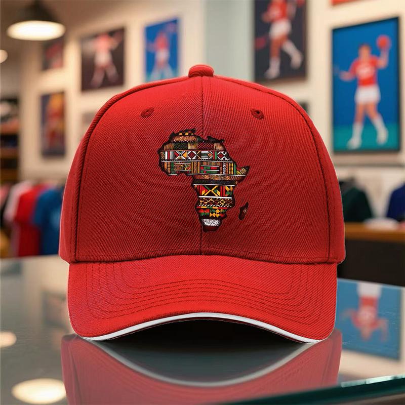 

1 шт. 2025 ЛетоОсень Новая Унисекс Легкая Бейсболка с Африканским Племенным Принтом Дышащая Наружная Кепка-Козырек для Семьи One Size