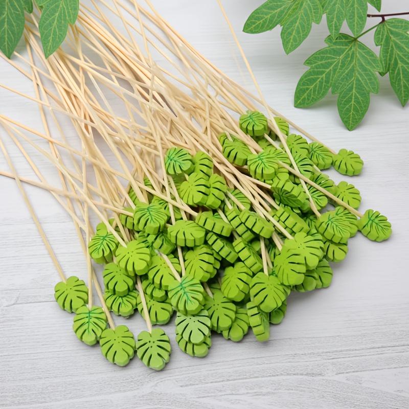 100pcs Tropical Cocktail Picks Sticks, Cocktail Picks, Party Decoration Toothpicks, Fruit Appetizer Food Drinks Picks Sticks