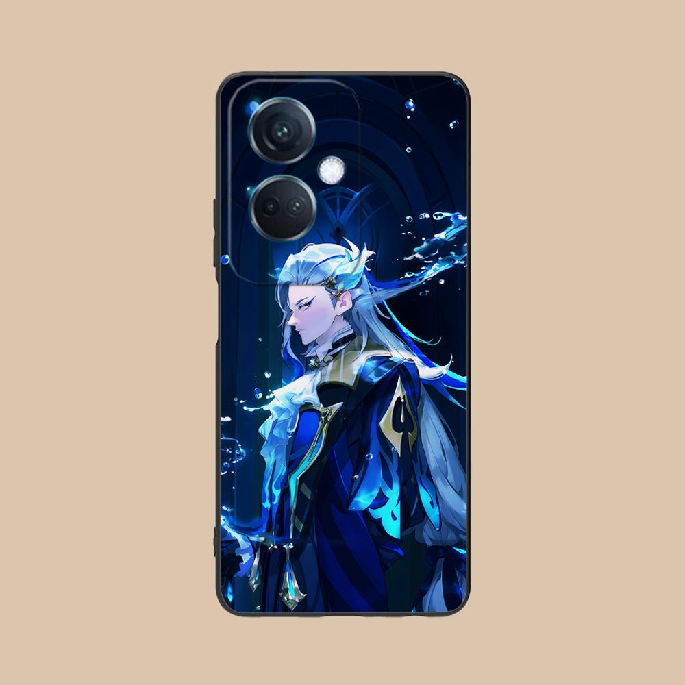 

Game GI Neuvillette Matte TPU Mobile Phone Case for OPPO Find X9 X8 X7 X6 X5 X3 X2 Plus s Pro Ultra Lite Colorful Printing Cover OPPO Find X2 Pro