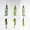 Artificial Vine Plants Hanging Ivy Green Leaves Garland Grape Without Pot Fake Greenery Plant Accessories Garden Decoration Home
