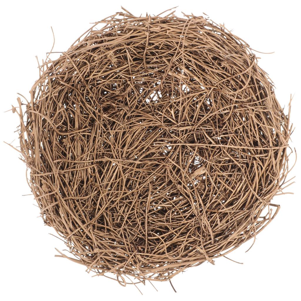 Artificial Rattan Bird Nest Ornament Decorative Spring Nest Photo Prop for Easter Party Home Garden Decoration Craft Project