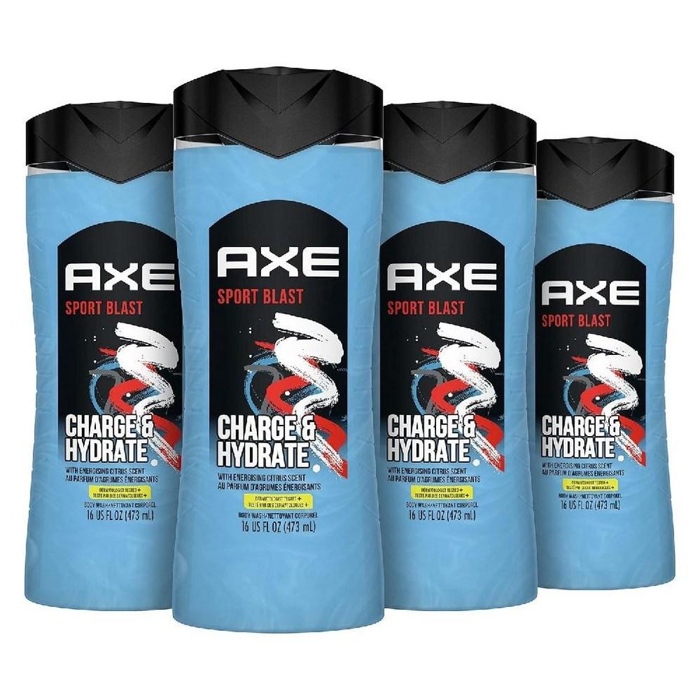 

[X] Charge & Hydrate Sports Blast Body Wash 473ml 4-Pack, 473ml, 1pc