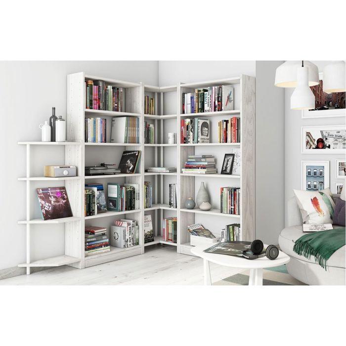 Bibliothèque - ASTIGARRAGA KIT LINE - Gala - 4 Étagères - 79,6 Cm - Pino Massif - Marron