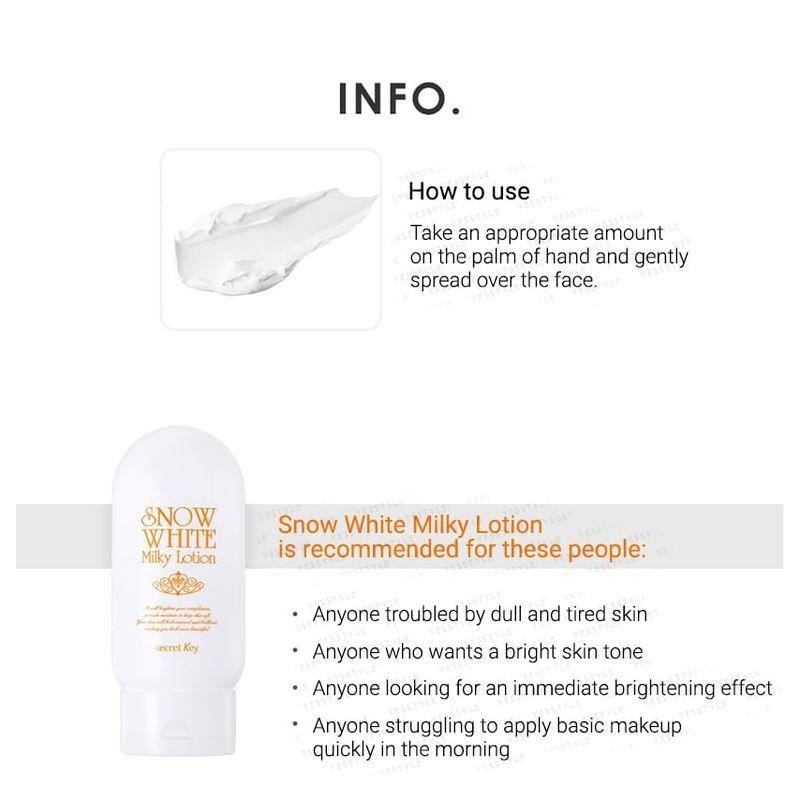 Secret Key - Snow White Milky Lotion