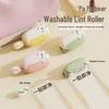 Bear Stick-On Lint Roller & Scraper: Reusable, Washable & Portable 2-in-1 Household Tool