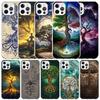 Tree of Life Space Soft Cover for iPhone 16 17 Air 15 14 Pro Max 16E Phone Case 13 Mini 12 11 7 SE 8 Print Pattern Fit Cases 16
