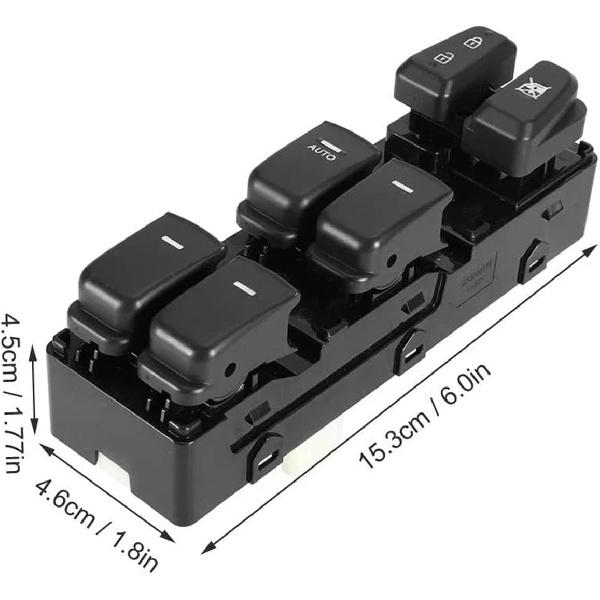 Electric Window Controller Driver Side Power Master Window Control Switch Fit for Hyundai Sonata 2011-2016 93570-3S000 Suitable for Multiple Vehicle
