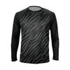 Men's Fashion Printed Raglan Long Sleeve Sports Top