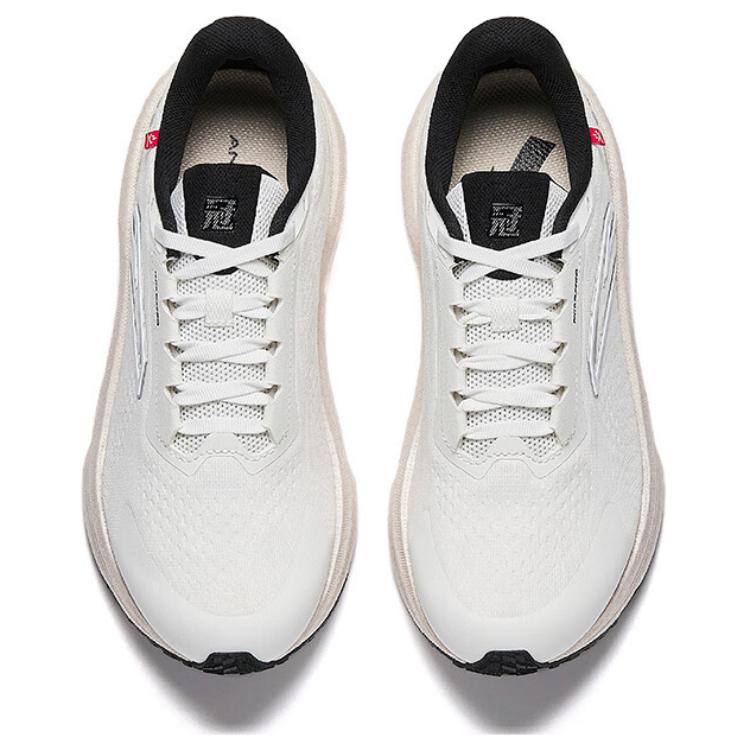 Anta Champion 3 Cushioning Abrasion Resistant Rebound Low Top Casual Running Shoes Women's White Black Sneakers 122515532-1