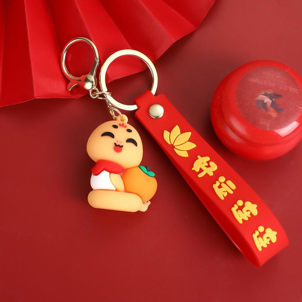 

Праздник Весны Змея Брелок Богатство Змея Кольцо для Ключей Милый Подвеска-Украшение на Новый 2025 год Style 3