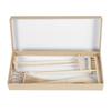 Good-Mini Japanese Zen Garden Rake Bamboo Tool Set, Wooden Sandbox Sand Play Therapy Kit For Spiritual Peace Meditation