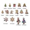Tree 3D Nail Jewelry Snowflake Nail Rhinestones Christmas Nail Decorations Christmas Nail Drills