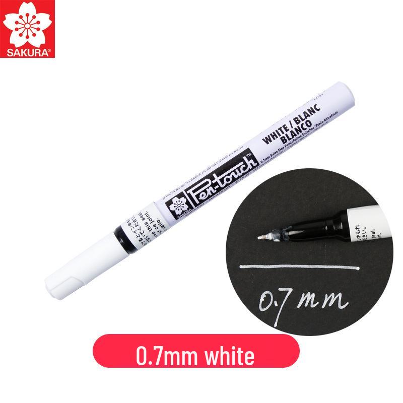 Japan Sakura Gold & White Oil-Based Paint Pen Set for Black Card Art & Drawing