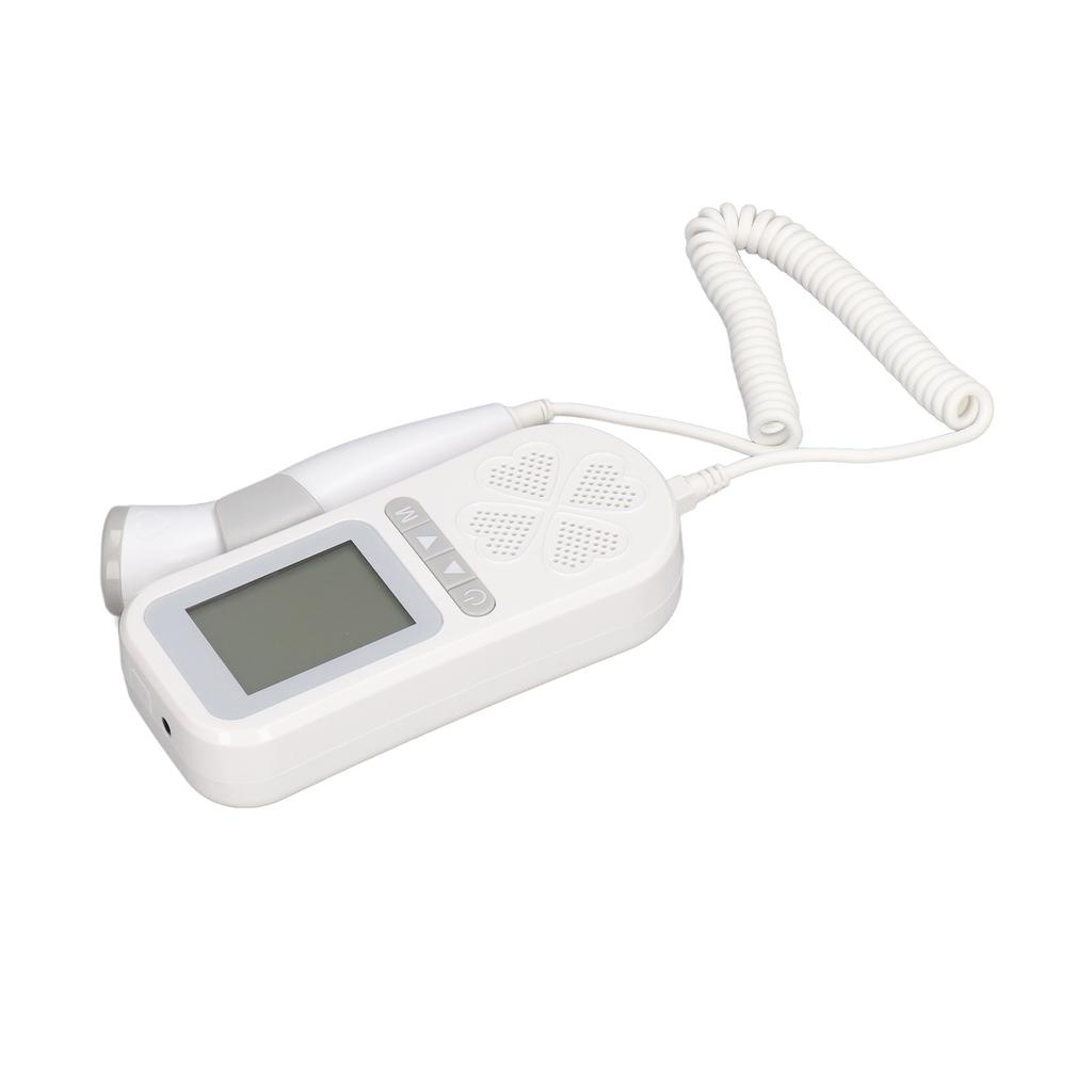 Fetal Heart Monitor 3 režimy Přesná vodotěsná sonda Digitální displej Baby Heartbeat Detector pro