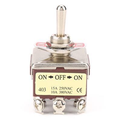 ONOFFON 3 Position Toggle Switch 4PDT 12 Pin 12mm 15A250VAC 10A380VAC