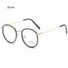 Vintage Classic Anti-Blue Light Glasses Oval Metal Frame  Designer Fashion Round Metal Optical Frames Computer Glasses