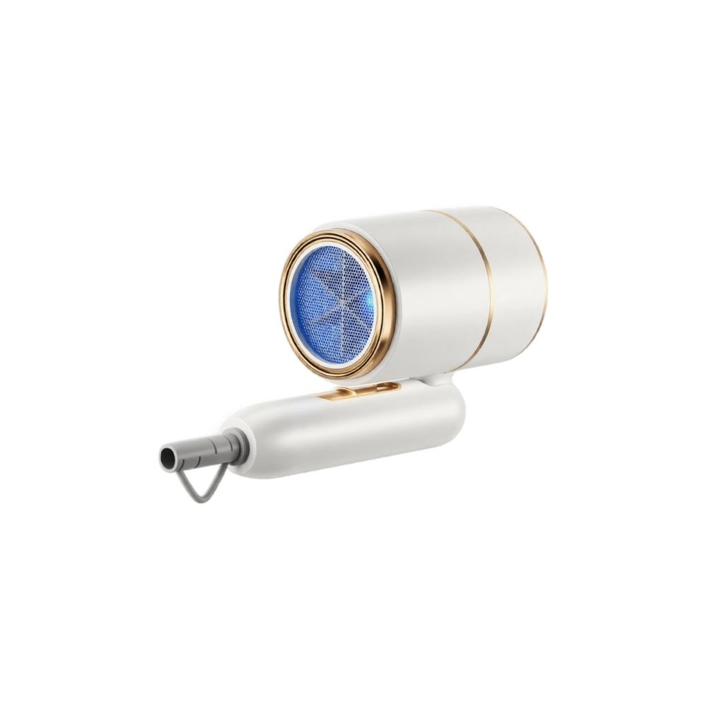 Portable Foldable Hair Dryer with Blue Light Technology High Power Compact Design for Home Dormitory Use Lightweight Travel Hairdryer