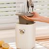 Porte-outils multifonctionnel pour cuisine avec compartiments pour ustensiles Boîte de rangement gain de place pour cuisine