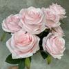 Retro 9 Köpfe Künstliche Blumen Realistisch Bunt Künstliche Blume Seidenblume Hochzeit Zuhause Party Dekoration