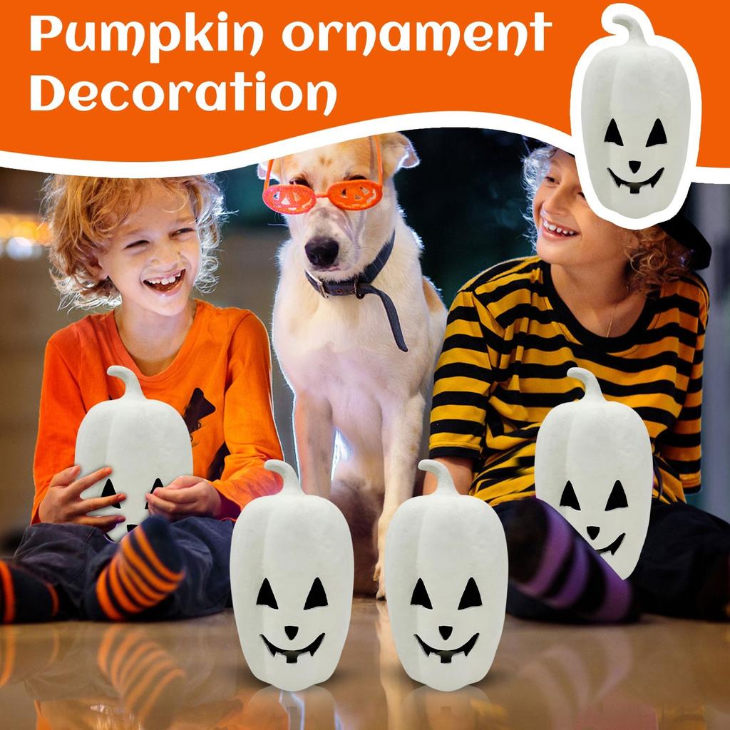 Fall Decor - Halloween Decorations - Pumpkin Outdoor Indoor - Cute Halloween Table Festival Decoration For Home Porch Front Door Mantel