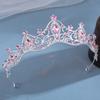 Baroque Crystal Tiaras And Crowns For Women Bride Rhinestone Prom Diadem Bridal Wedding Hair Accessories Jewelry Crown Tiara