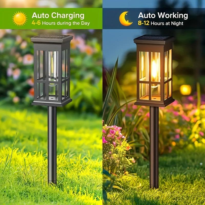 Solar Path Light Outdoor Waterproof  Landscape Lighting Suitable for Trail Terrace Lawn and Courtyard Decoration