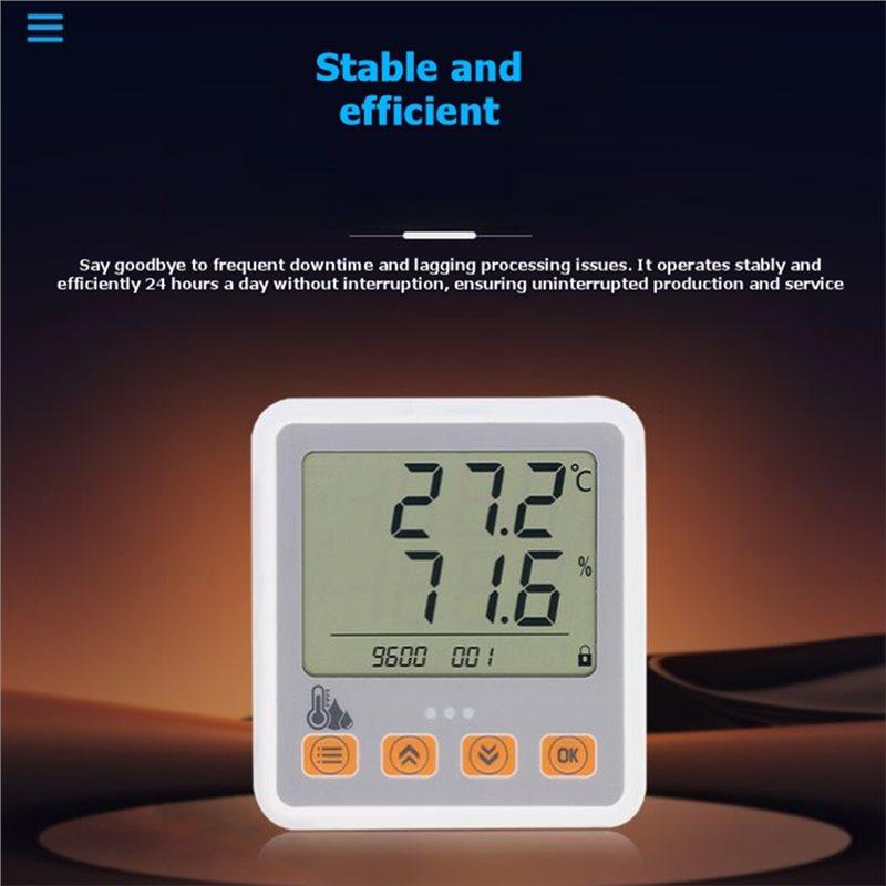 A03F-For Temperature And Humidity Transmitter Built-In Probe For RS485 Data Acquisition Waterproof Digital Display Sensors