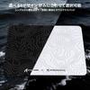 ATTACK SHARK CM05SE Gaming Glass 410 x 310 x 5mm Large Tempered Esports 9H Durable Silent Stable Honeycomb PU CNC Rounded for PC Gamers White