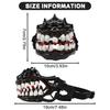 Halloween Dog Muzzle Spooky Prop Creepy Dog Costume with Large Teeth Hilarious Dog Muzzle Anti-Bite Werewolf Dog Muzzle
