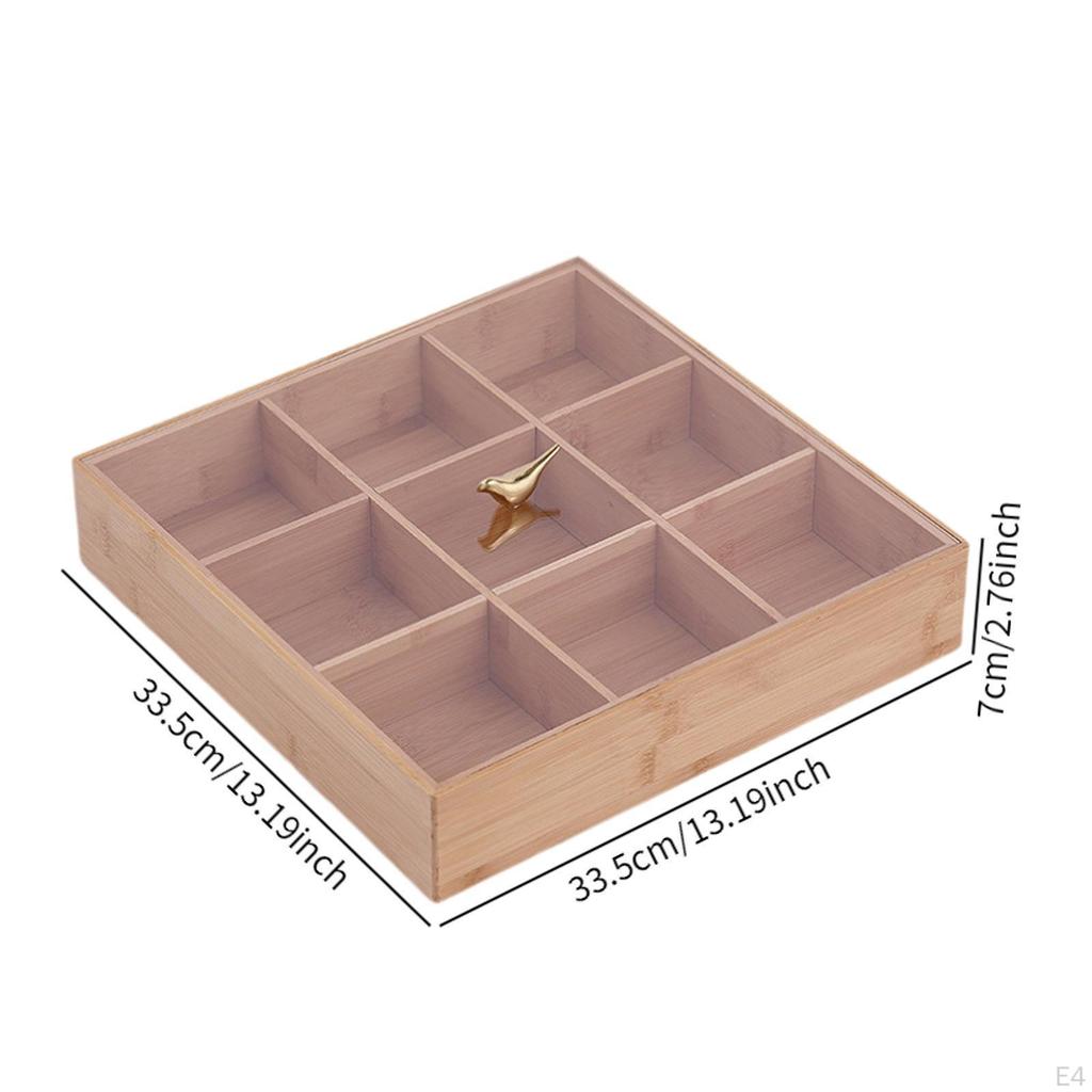 Deluxe Wooden Snack Tray Assortment