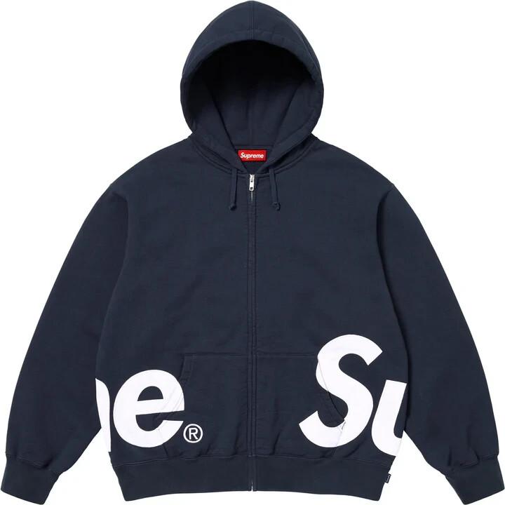 Supreme Liels Logo Rāvējslēdzējs ar Kapuci