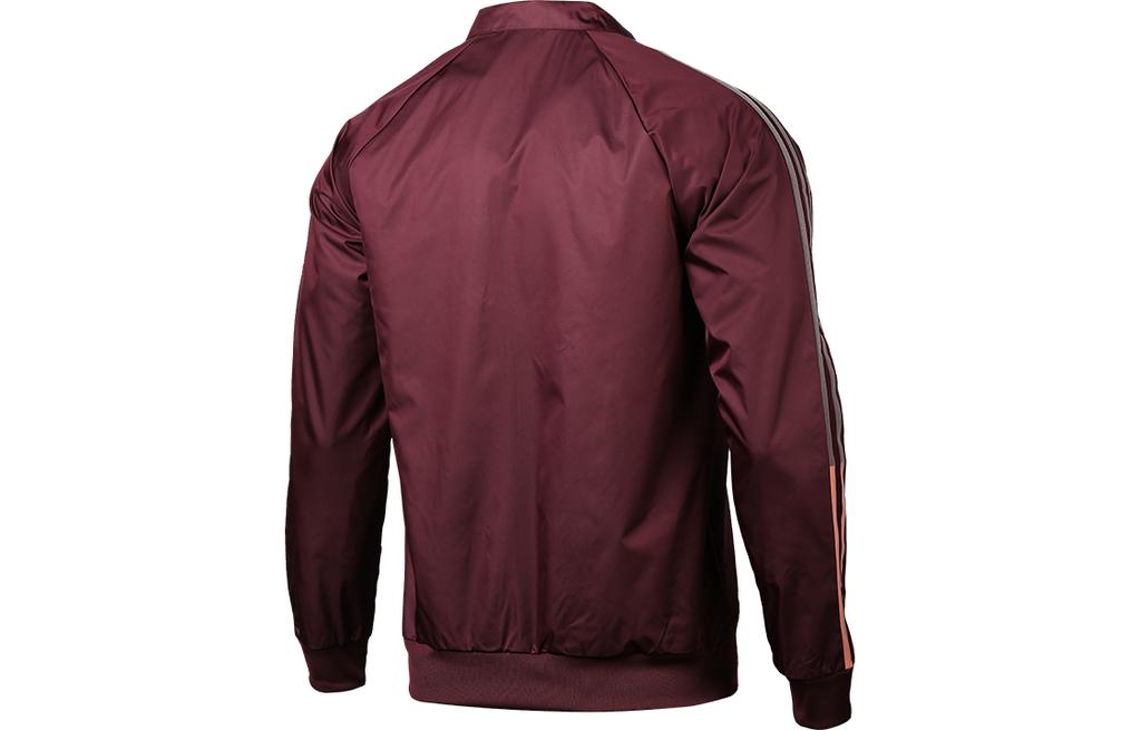 adidas Manchester United Jackets Men's Fuchsia Lapel Moderate Other FR3865