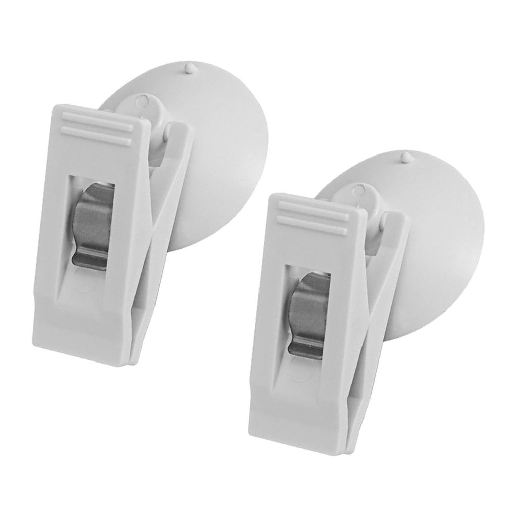 Car Permit Holder Clip - 2 Suction Cup Clips, Windshield Parking Ticket Holder with