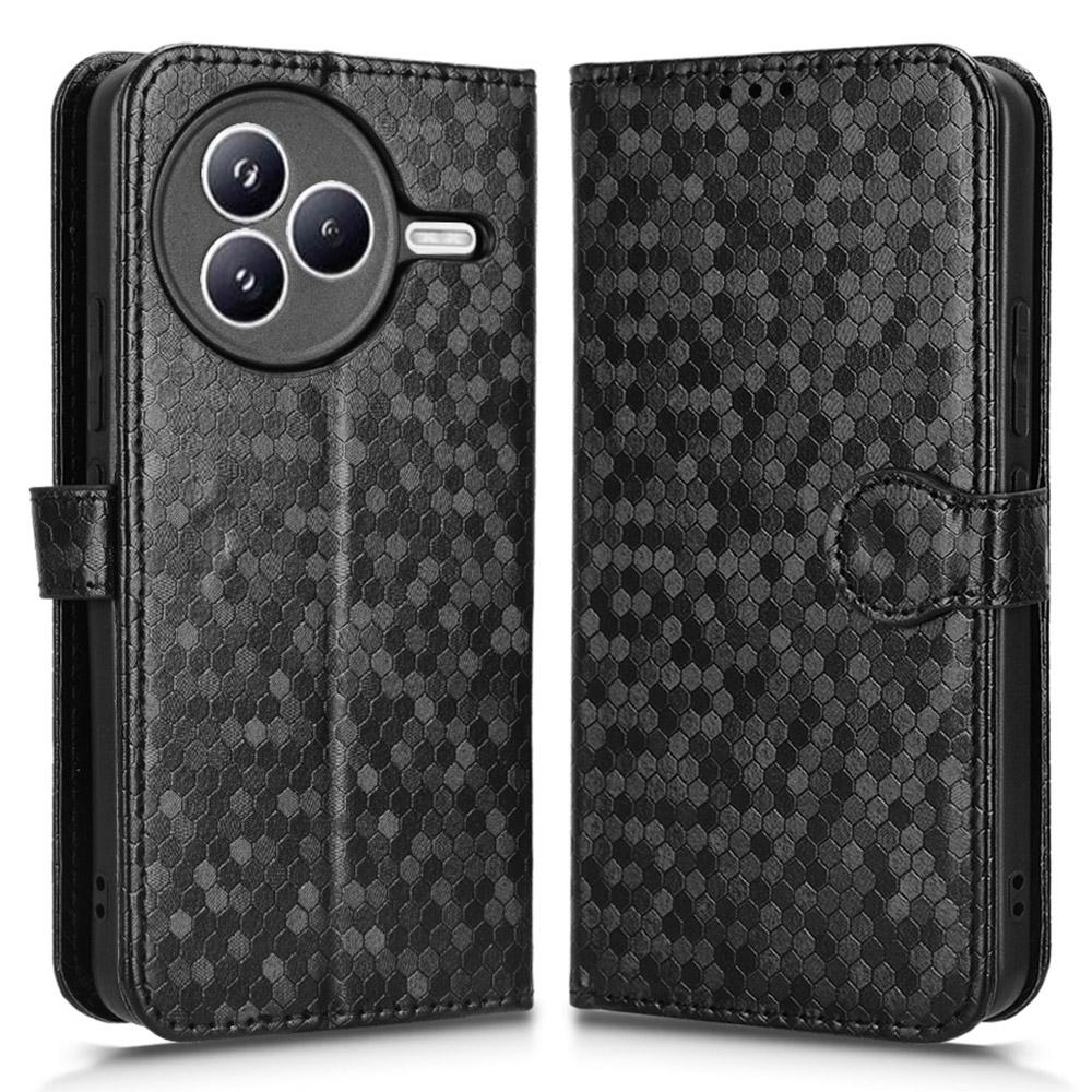 For Xiaomi Civi 5 Pro 5G Wallet Case Dot Pattern Imprint PU Leather Phone Cover with Wrist Strap