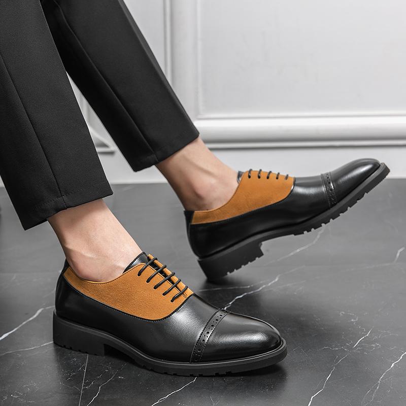 Fashion Leather Shoes For Man Genuine Leather Big Size Shoes High Quality Designer Formal Shoes Casual Shoes Fashion Business