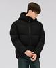 Chasecult Unisex Detachable Hooded Puffer Jumper - Black